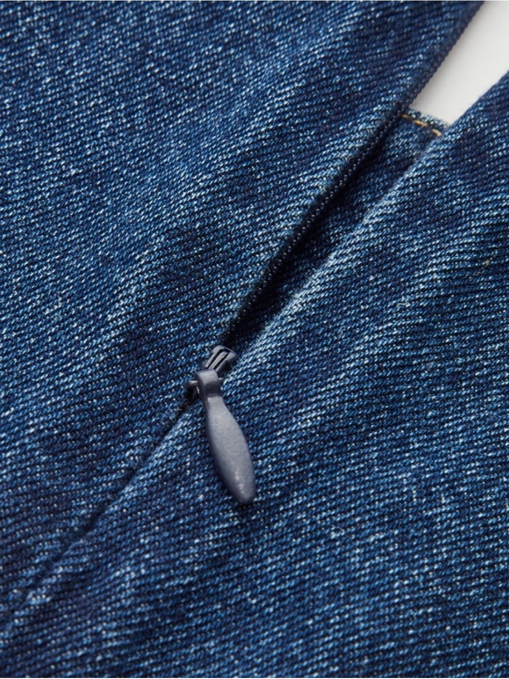 Commense Dark Blue Denim Cutout Mini Dress - Picture 3 of 6
